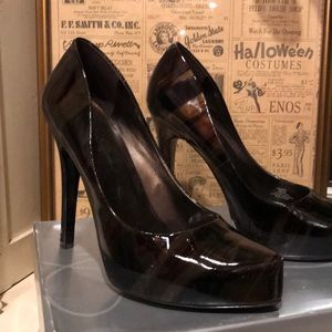 Jessica Simpson Brush Paint Brown Heels